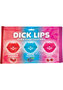 Dick Lips Edible Gummy Cock Rings 3 Pack