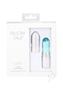 Pillow Talk Lusty Luxurious Rechargeable Silicone Flickering Massager - Teal/white